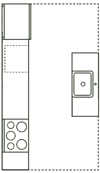 Single Row Galley & Island